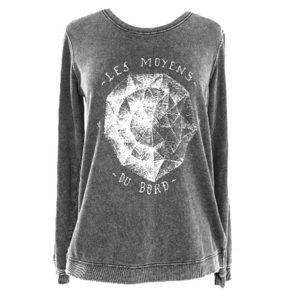 RVCA Les Moyens du Bord French Graphic Sweatshirt